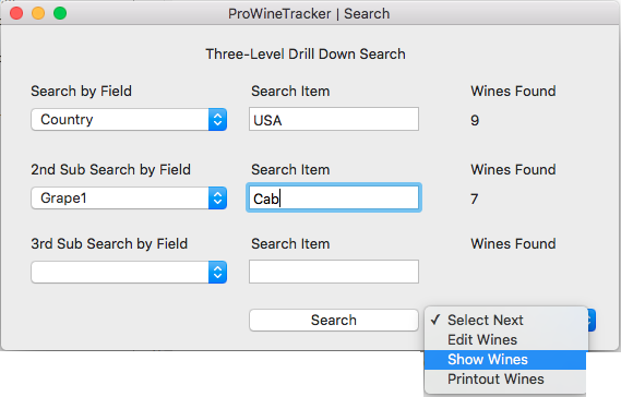 Wine Cellar Tracker Database Wine Search